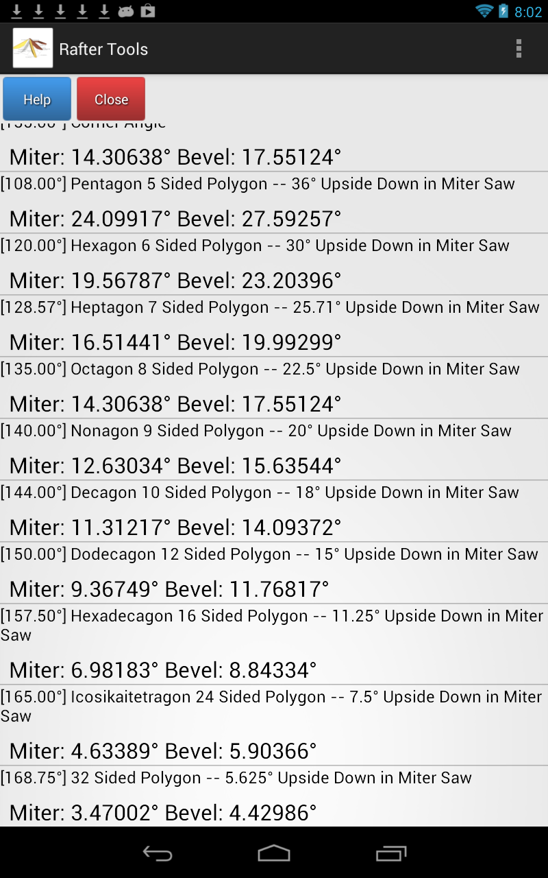 Crown Molding Miter Angles Chart